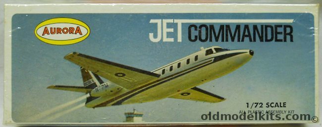 Aurora 1/72 Rockwell 1121 Jet Commander, 85-100 plastic model kit